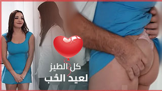 كل الطيز لعيد الحُب - سكس مترجم